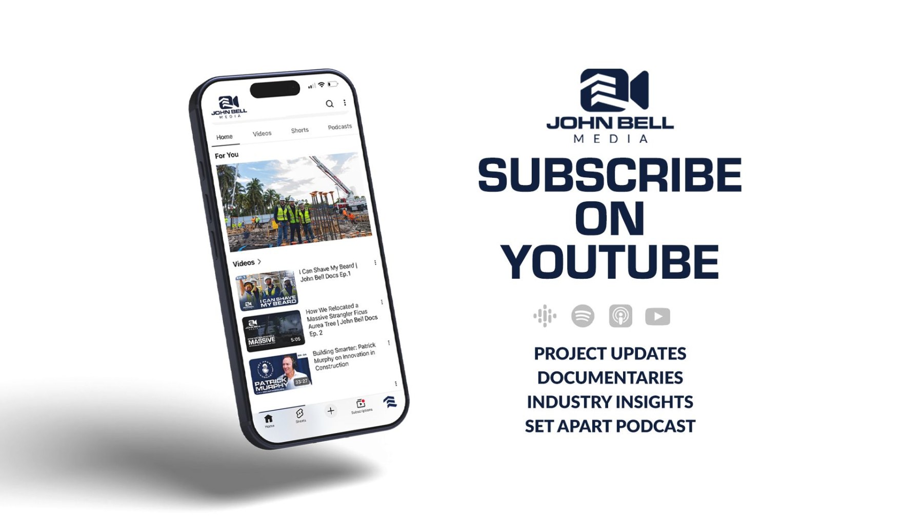 John Bell Media - Subscribe on YouTube